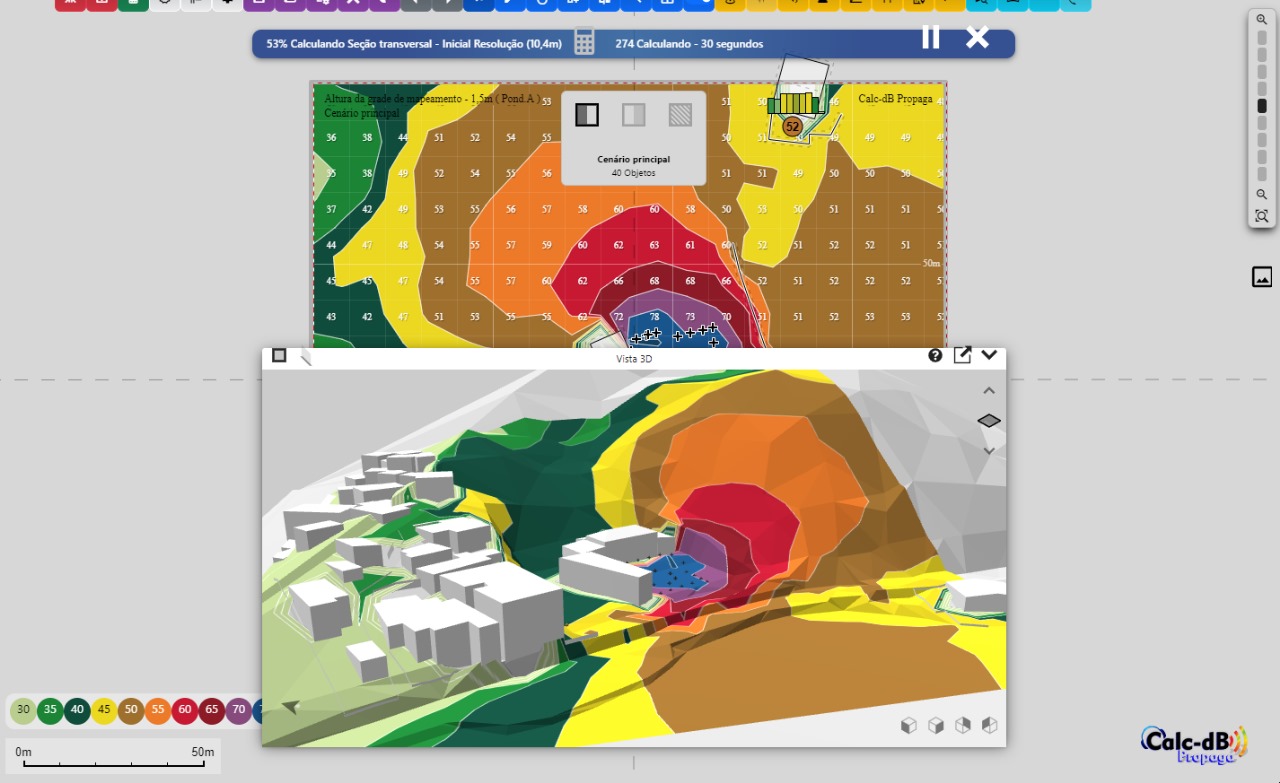 Medição acústica em Rio de Janeiro — imagem 1